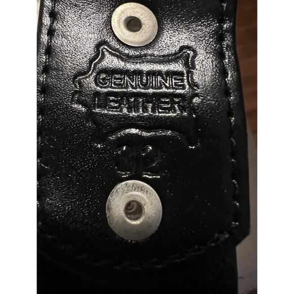 Men´s Genuine Leather Peanut Belt Size 32 - Picture 3 of 3